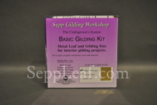 Basic Gilding Kit: Includes Imitation Gold and Water Based Size @ seppleaf.com