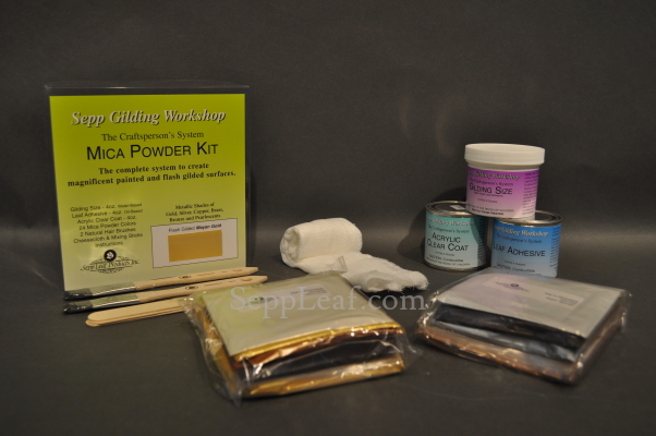 Sepp Gilding Workshop: Mica Powder Kit featuring 24 Mica Colors @ seppleaf.com
