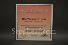 Sepp Gilding Workshop: Red Variegated Leaf, 20 Books @ seppleaf.com