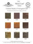 Color Chart, Nazionale, New Celestial @ seppleaf.com