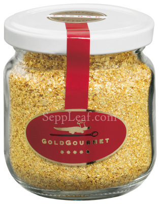 Gold Leaf (Large) Flakes, 23 karat @ seppleaf.com