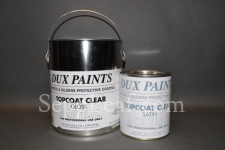 Dux Acrylic Topcoat, Clear Satin, Gallon @ seppleaf.com