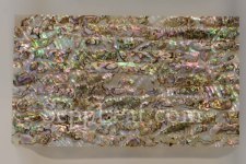 Abalone Green AB Heart Veneer, 5.5