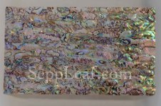 Abalone, Paua Heart Veneer, 5.5