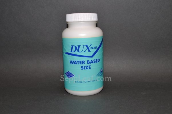 Dux Water Based Size, 1/2 Pint, (8oz) @ seppleaf.com