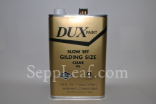 Dux Slow Oil Size, Clear, 1 Gallon @ seppleaf.com Dux Slow Oil Size, Clear, 1 Gallon @ seppleaf.com