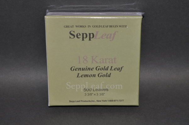 18 Karat Lemon Gold Leaf, 85mm @ seppleaf.com