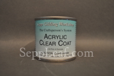 Sepp Gilding Workshop: Acrylic Clear Coat - 4 oz @ seppleaf.com