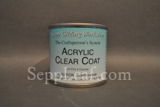 Sepp Gilding Workshop: Acrylic Clear Coat - 4 oz @ seppleaf.com Sepp Gilding Workshop: Acrylic Clear Coat - 4 oz @ seppleaf.com