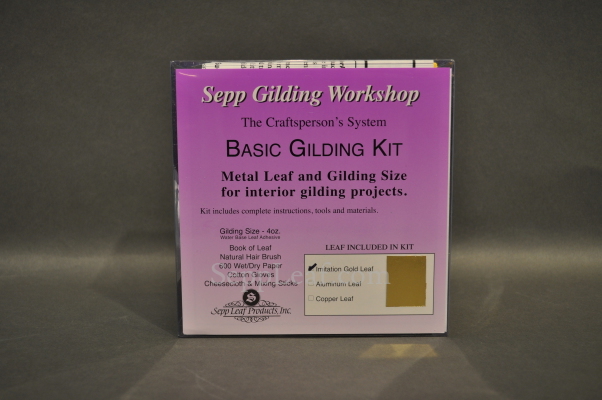 Basic Gilding Kit: Includes Imitation Gold and Water Based Size @ seppleaf.com