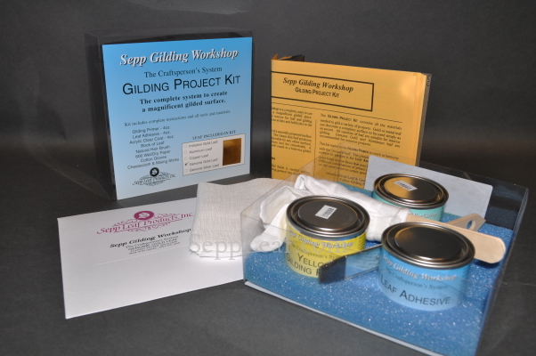 Gilding Project Kit: Includes Genuine Gold Leaf and Yellow Primer @ seppleaf.com