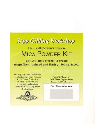 Sepp Gilding Workshop: Mica Powder Kit featuring 24 Mica Colors @ seppleaf.com