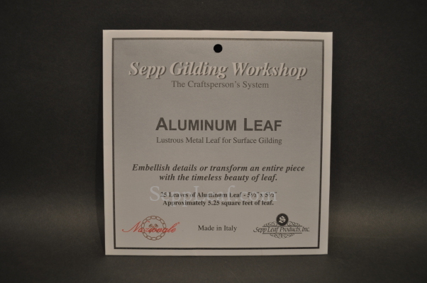 Sepp Gilding Workshop: Aluminum Leaf, 20 Books @ seppleaf.com