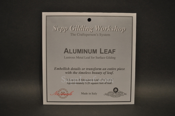 Sepp Gilding Workshop: Aluminum Leaf, 20 Books @ seppleaf.com