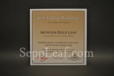 Sepp Gilding Workshop: Imitation Gold Leaf, Color 2.5, 20 Books @ seppleaf.com
