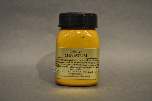 Miniatum Yellow, Paper Size, Mirror Gloss, 50 ml @ seppleaf.com