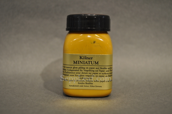 Miniatum Yellow, Paper Size, Mirror Gloss, 50 ml @ seppleaf.com