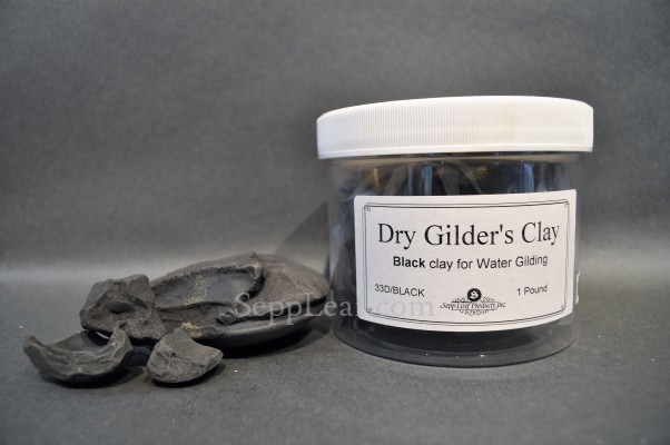 BLACK DRY CONE    GILDER'S CLAY 1Lb Plas.jar   GER @ seppleaf.com