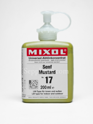 MIXOL - MUSTARD              200ml            GER @ seppleaf.com