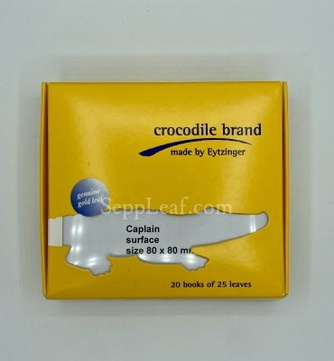 Crocodile. 20Kt Caplain Gold Leaf    80mm  @500 lvs/pk @ seppleaf.com