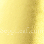 Crocodile Gold Leaf, 21 karat Moon Gold, 85mm @ seppleaf.com
