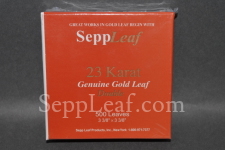 23 Karat Patent Gold Leaf, 85mm @ seppleaf.com