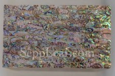Abalone, Paua Heart Veneer, 5.5 Abalone, Paua Heart Veneer, 5.5