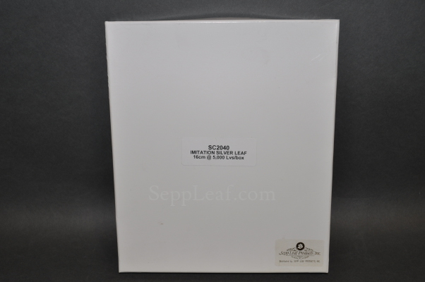 Imitation Silver Leaf 16cm 5000 leavesbox - SeppLeaf Gilding Products