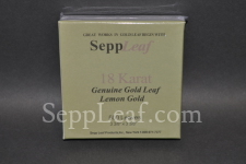18 Karat Lemon Gold Leaf, 85mm @ seppleaf.com