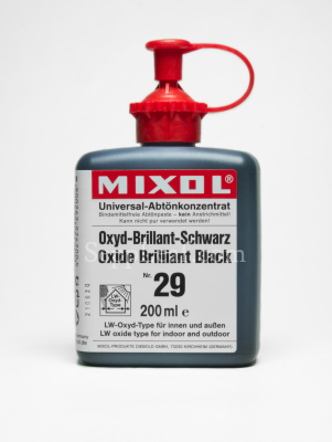 MIXOL - OXYD BRILLIANT BLACK 200ml            GER @ seppleaf.com